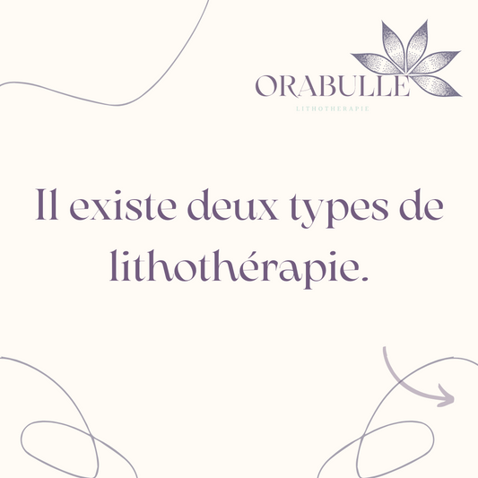 Il exite deux types de lithotherapie : la lithotherapie passive