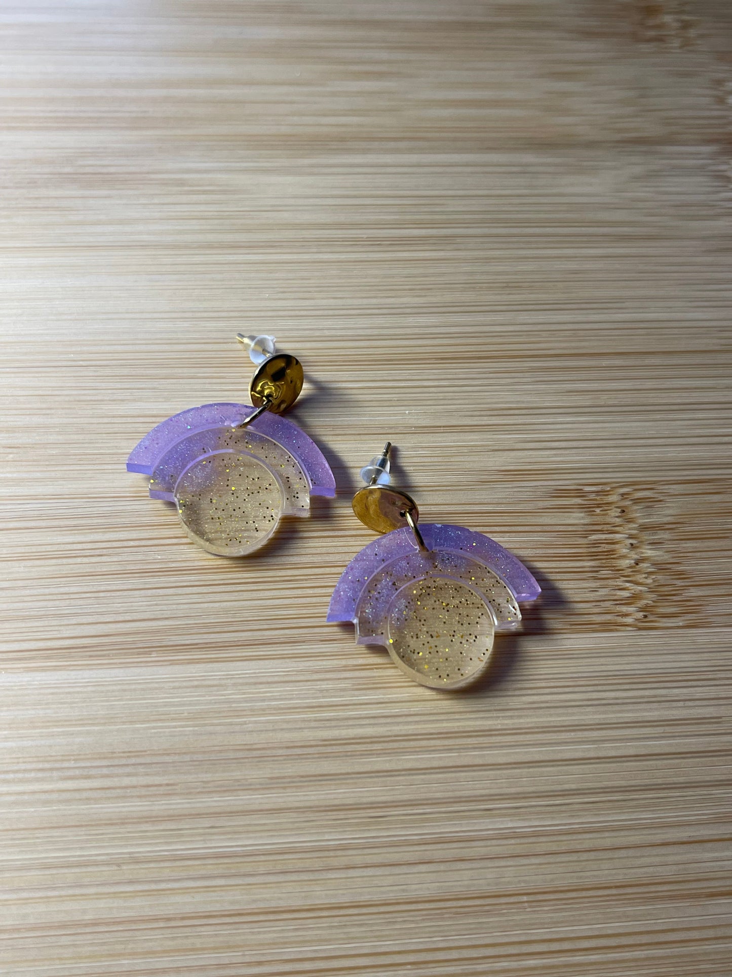 Boucles d’Oreilles “Crépuscule Lunaire” boucles d'oreilles