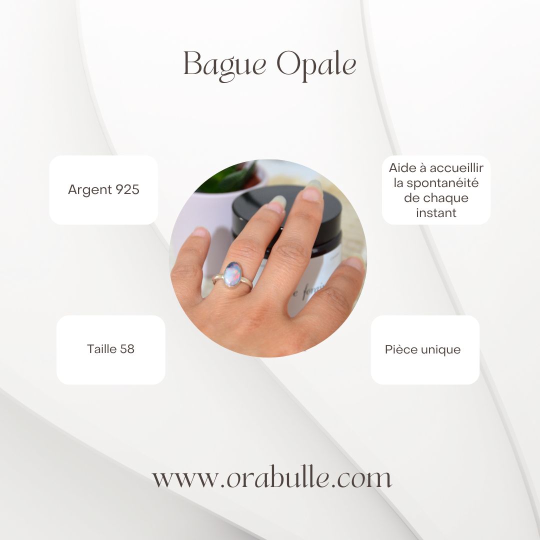 Bague Opale