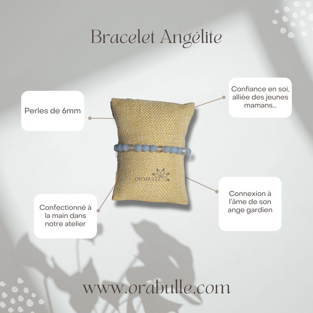 Angélite 6 mm