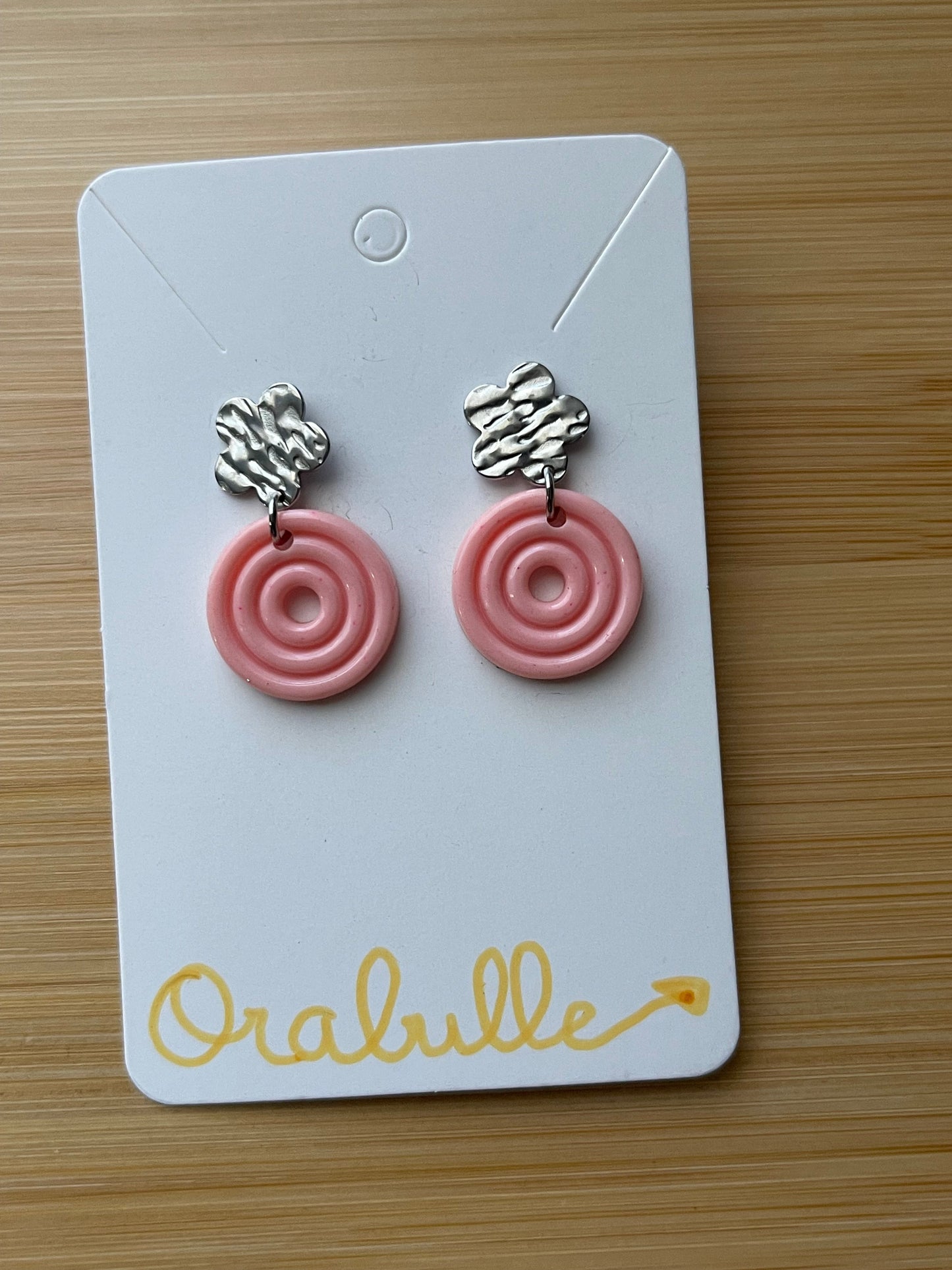 Boucles d’Oreilles “Bonbon Rose” boucles d'oreilles