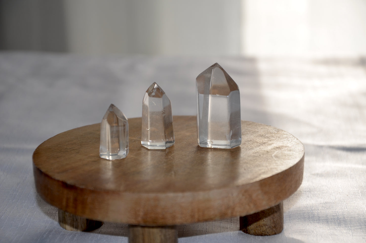 Petite Pointe Polie de Quartz | Cristal Naturel pour Méditation et Guérison