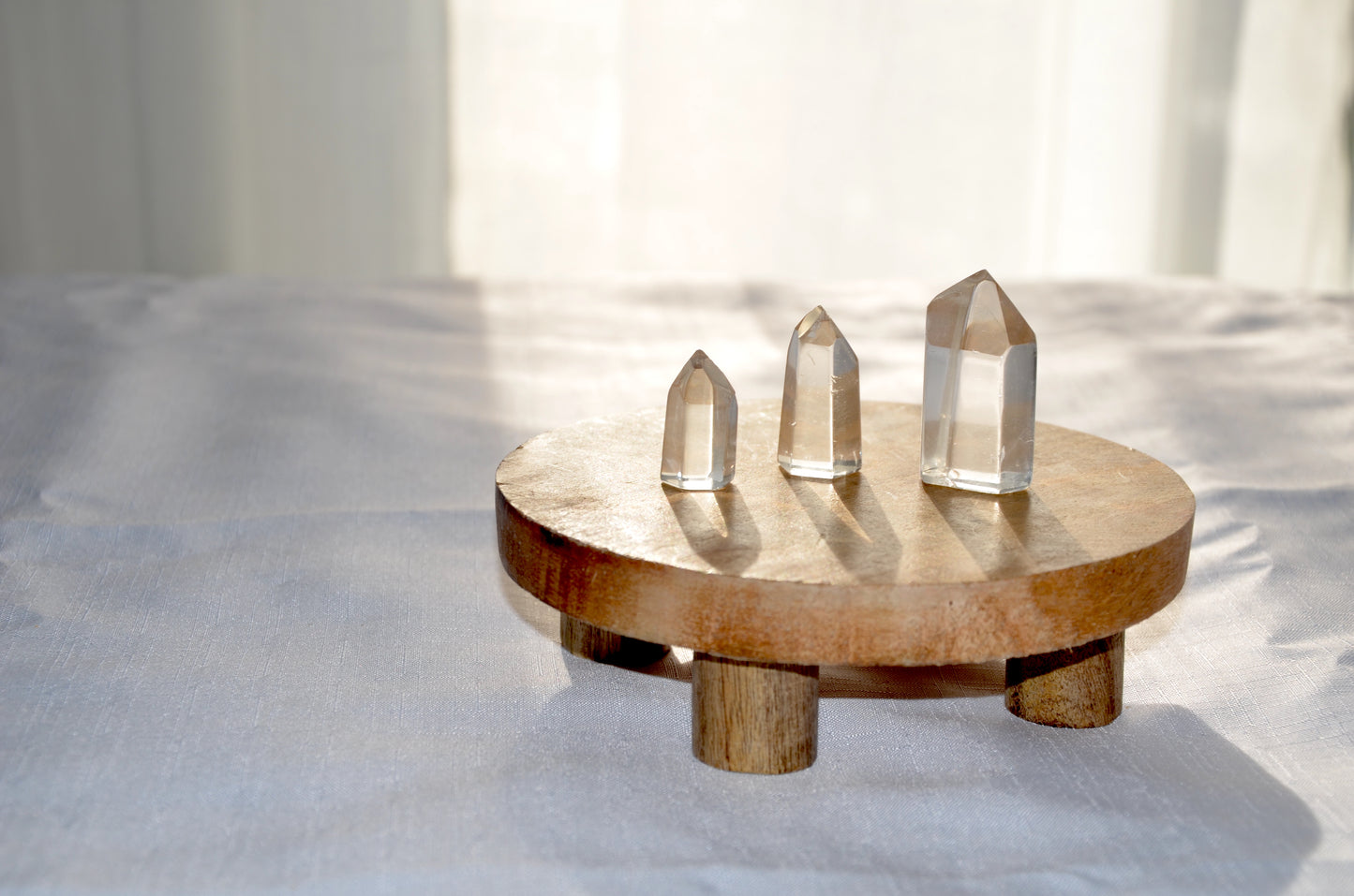 Petite Pointe Polie de Quartz | Cristal Naturel pour Méditation et Guérison
