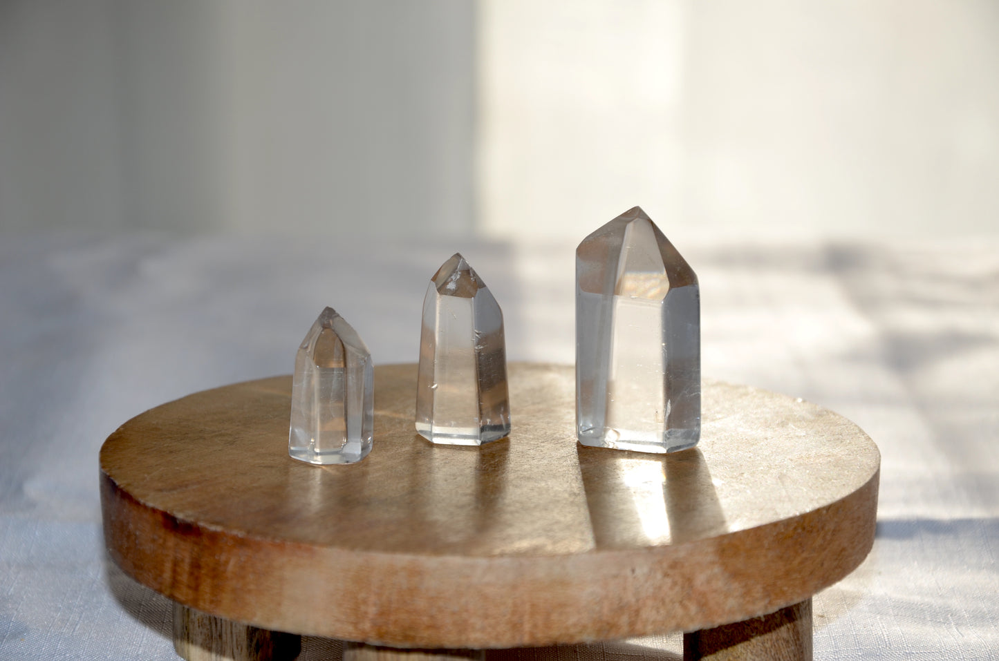 Petite Pointe Polie de Quartz | Cristal Naturel pour Méditation et Guérison