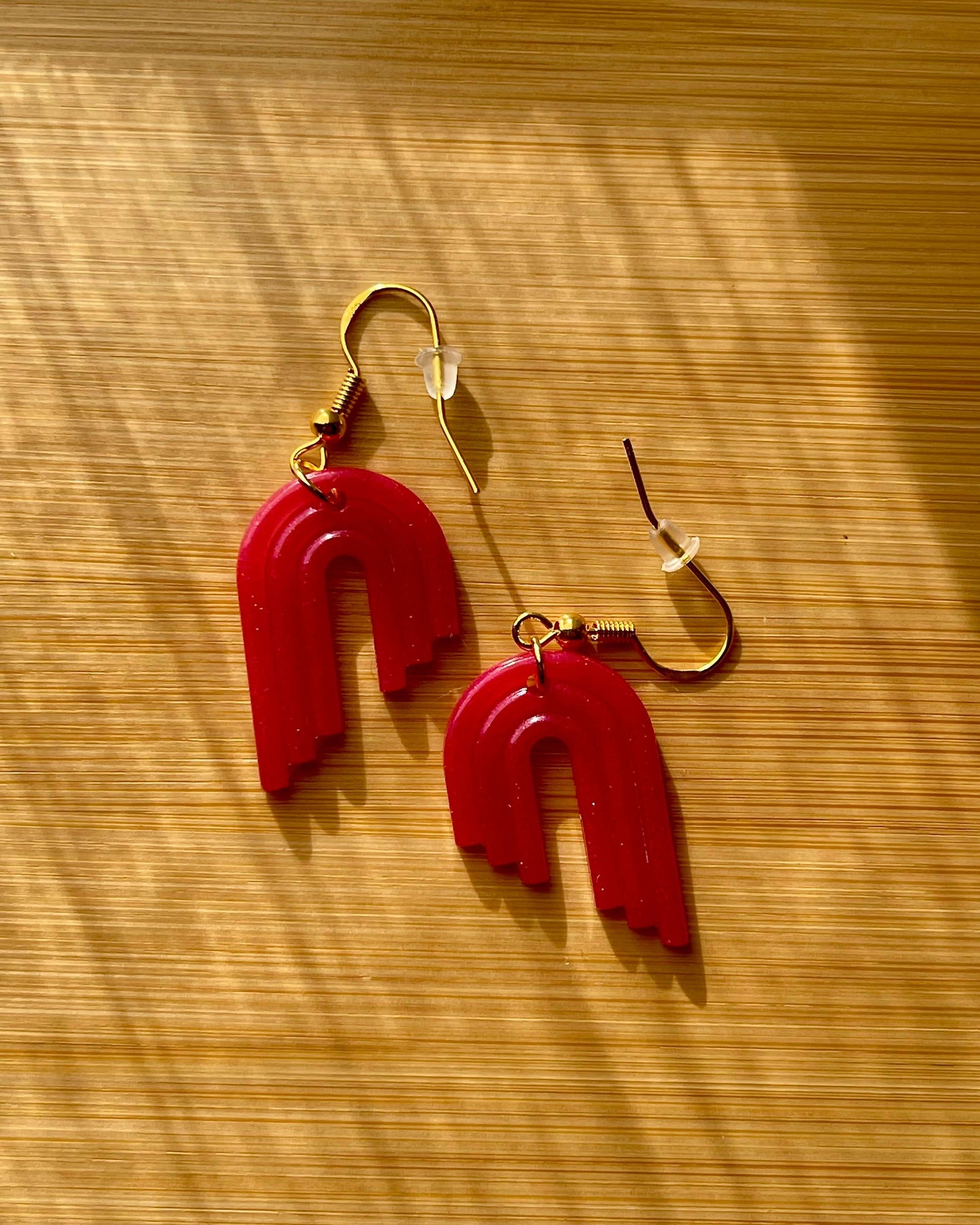 Boucles d’oreilles artisanales "Éclat Rose" boucles d'oreilles