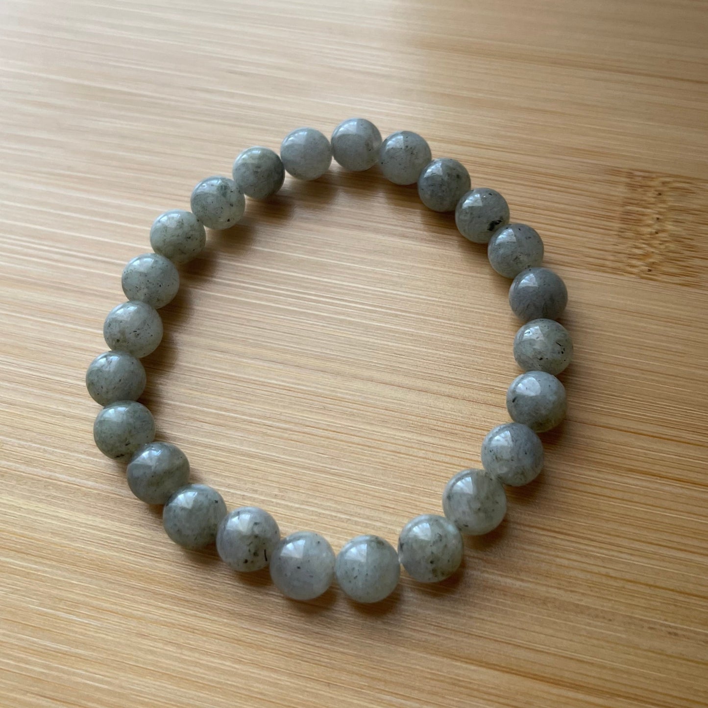 Bracelet en Labradorite avec Pierres de 8 mm - Équilibre et Protection