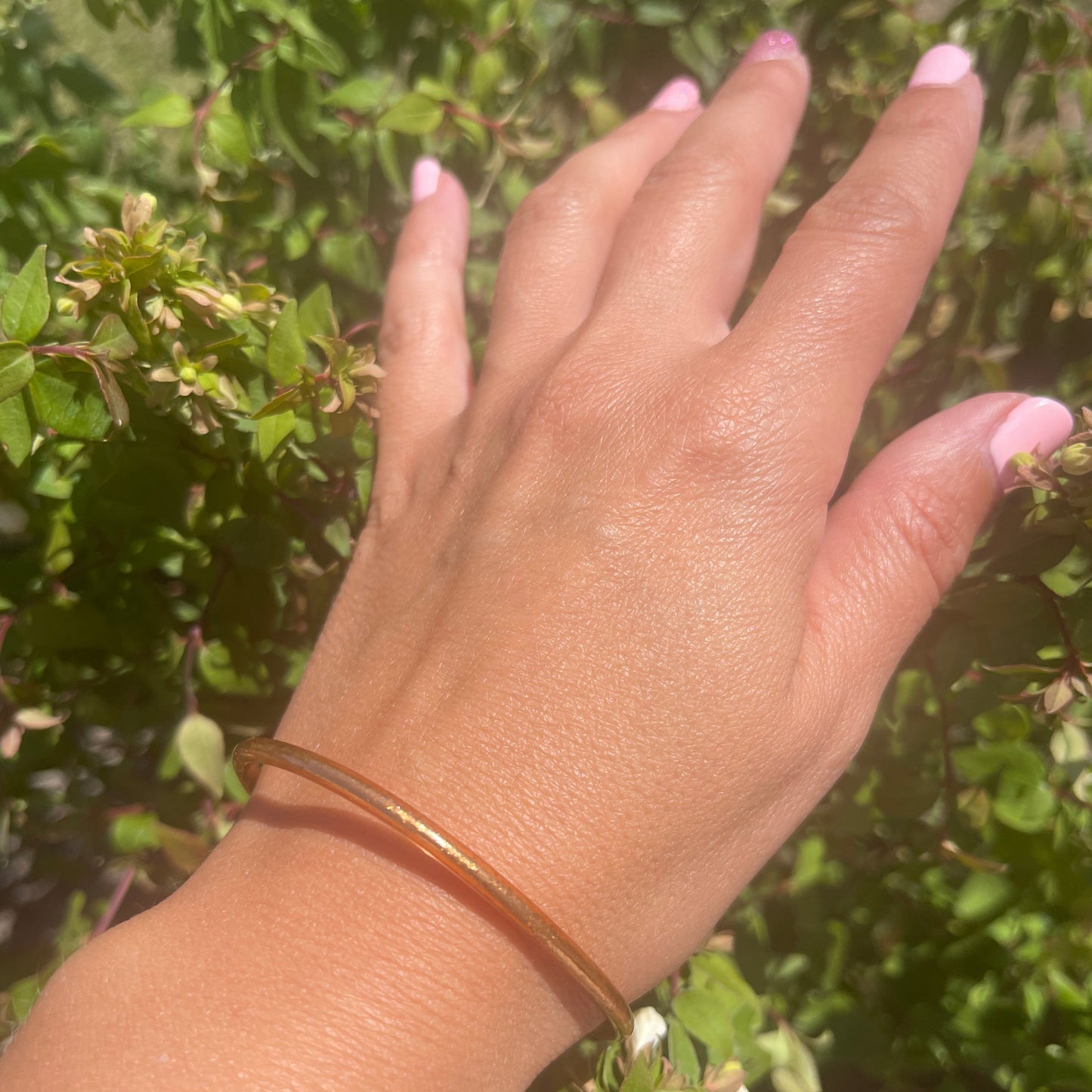 Jonc bouddhiste fin terracotta Orabulle