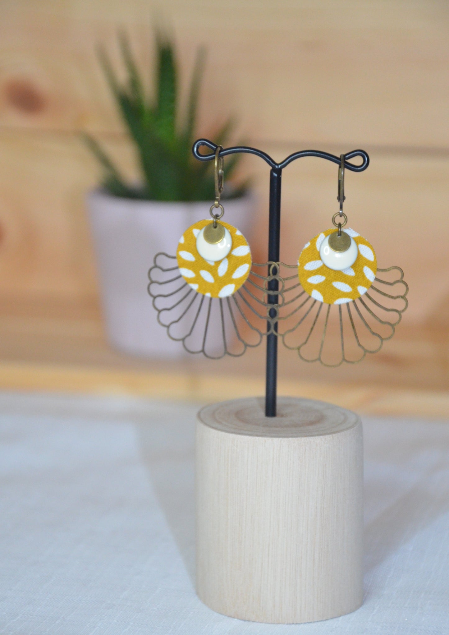 Boucles d'oreilles Marguerite