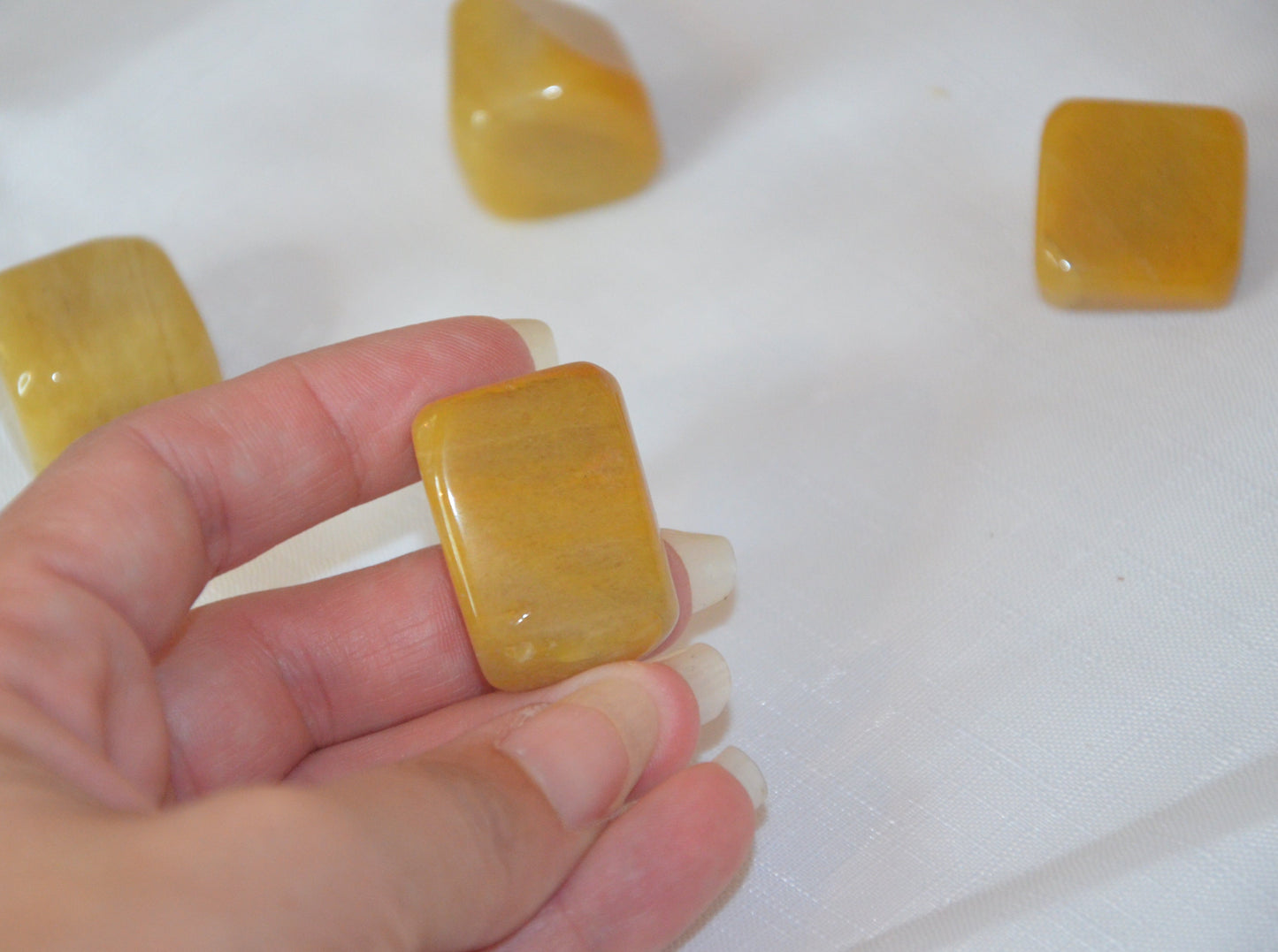 Pierre roulée Calcite Orange