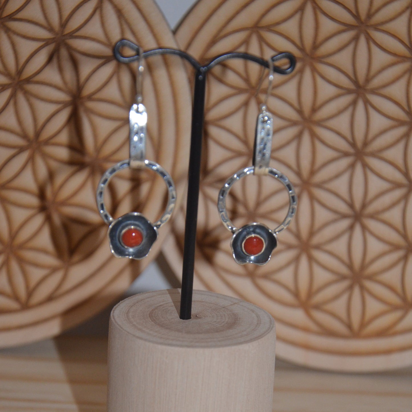 Boucles d'oreilles Corail d'Italie