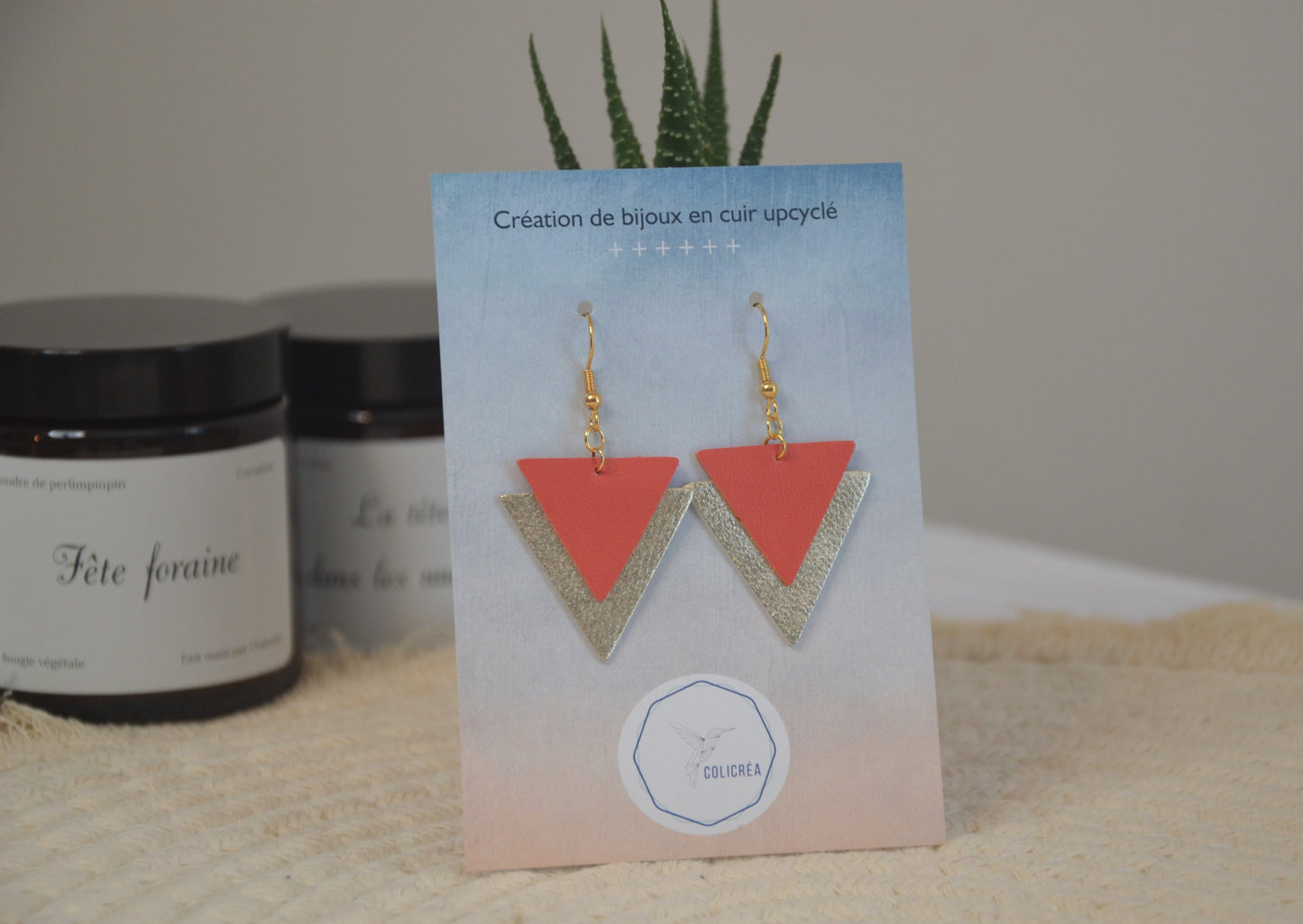 Boucles d'oreilles Kama par Colicrea