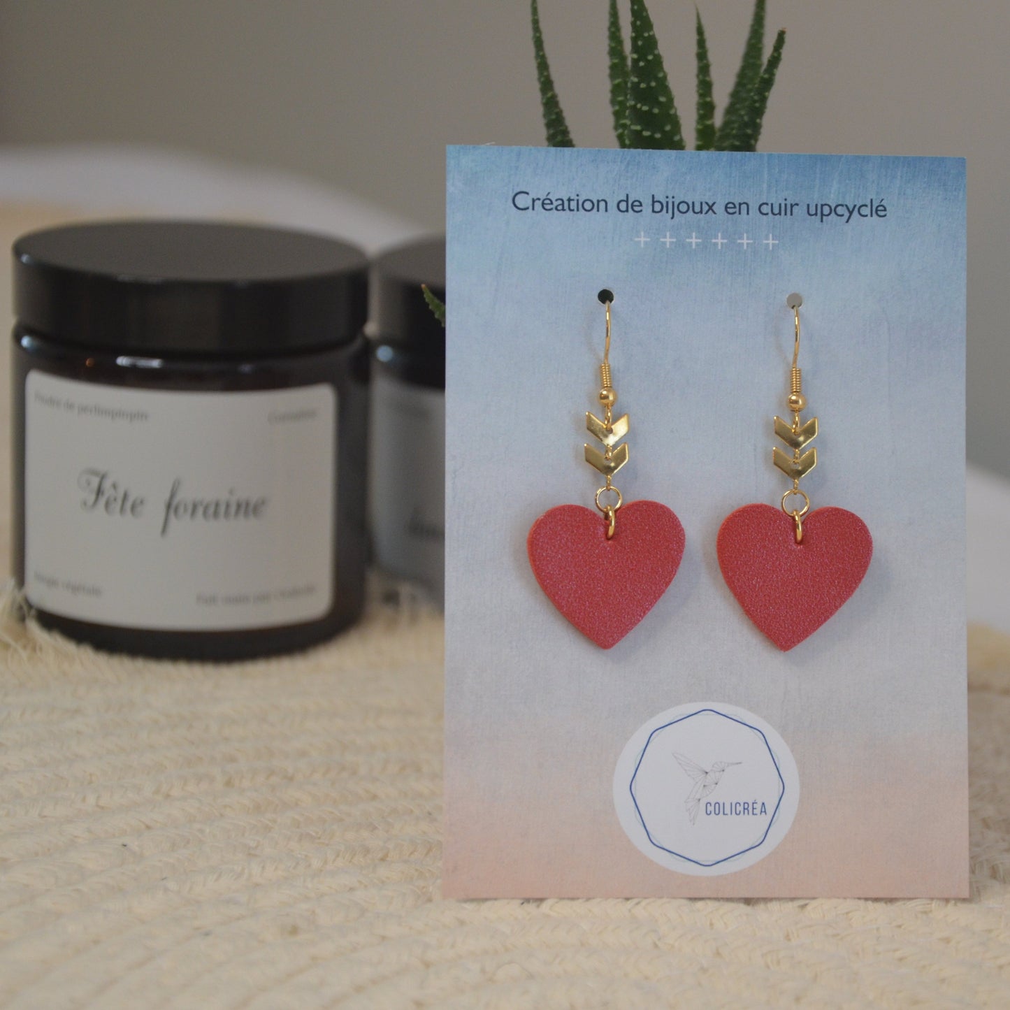 Boucles d'oreilles Love par Colicréa