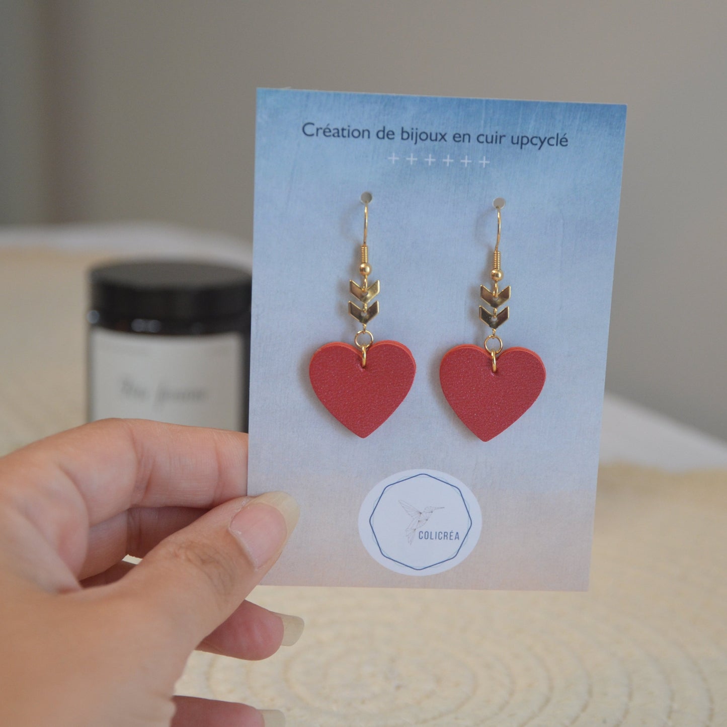 Boucles d'oreilles Love par Colicréa