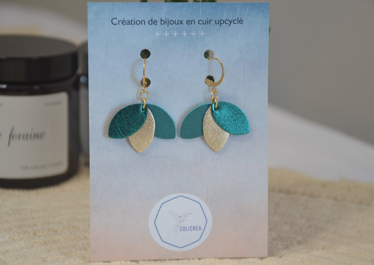 Boucles d'oreilles Flora mini par Colicréa