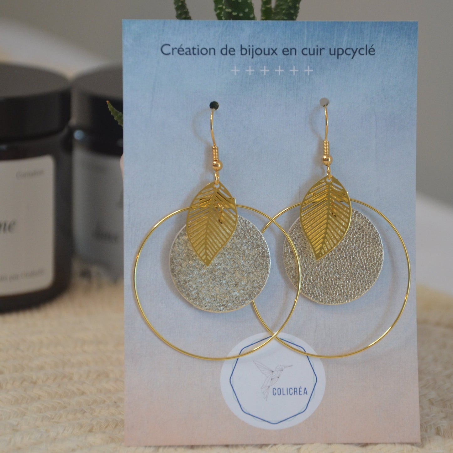 Boucles d'oreilles Pomona par Colicréa