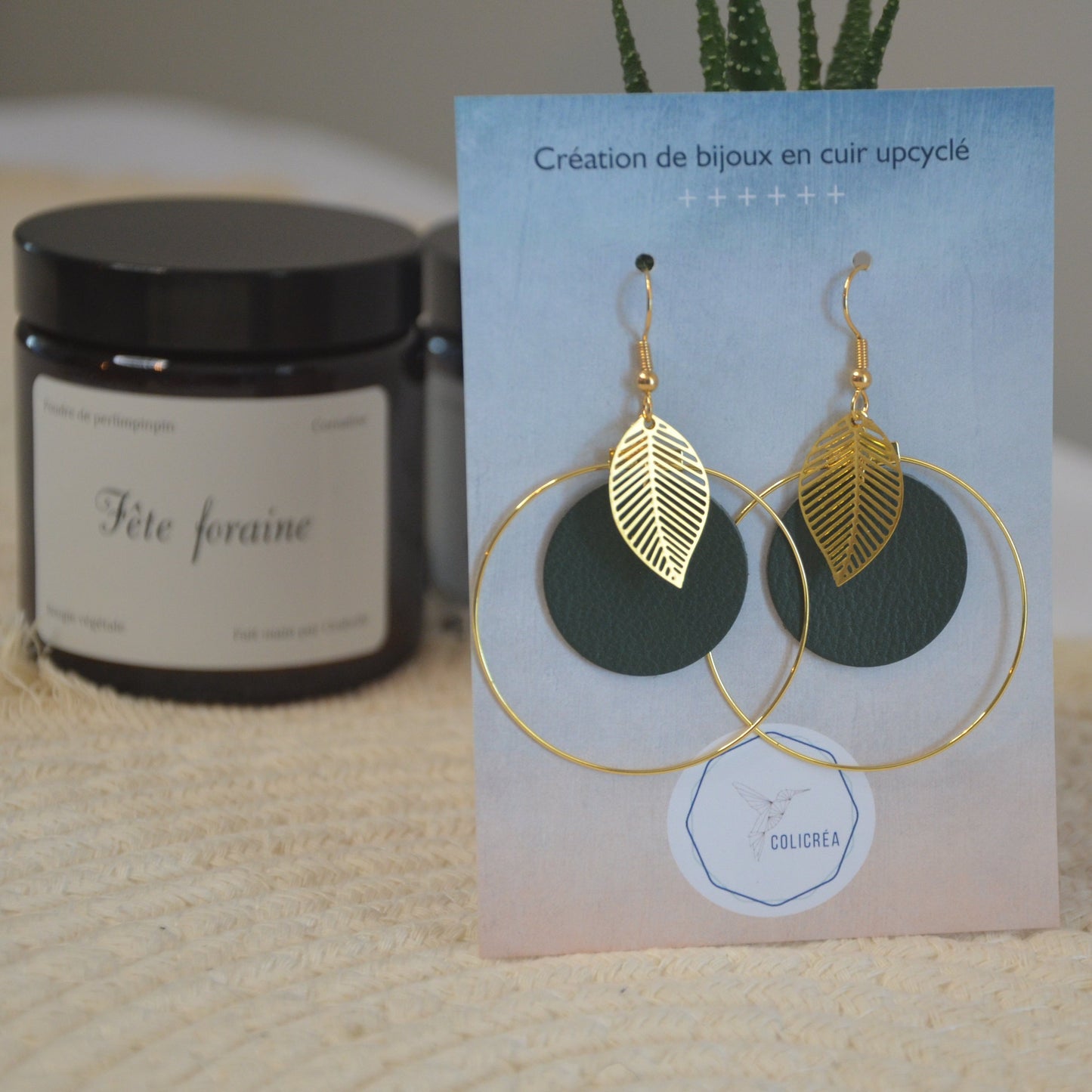 Boucles d'oreilles Pomona par Colicréa