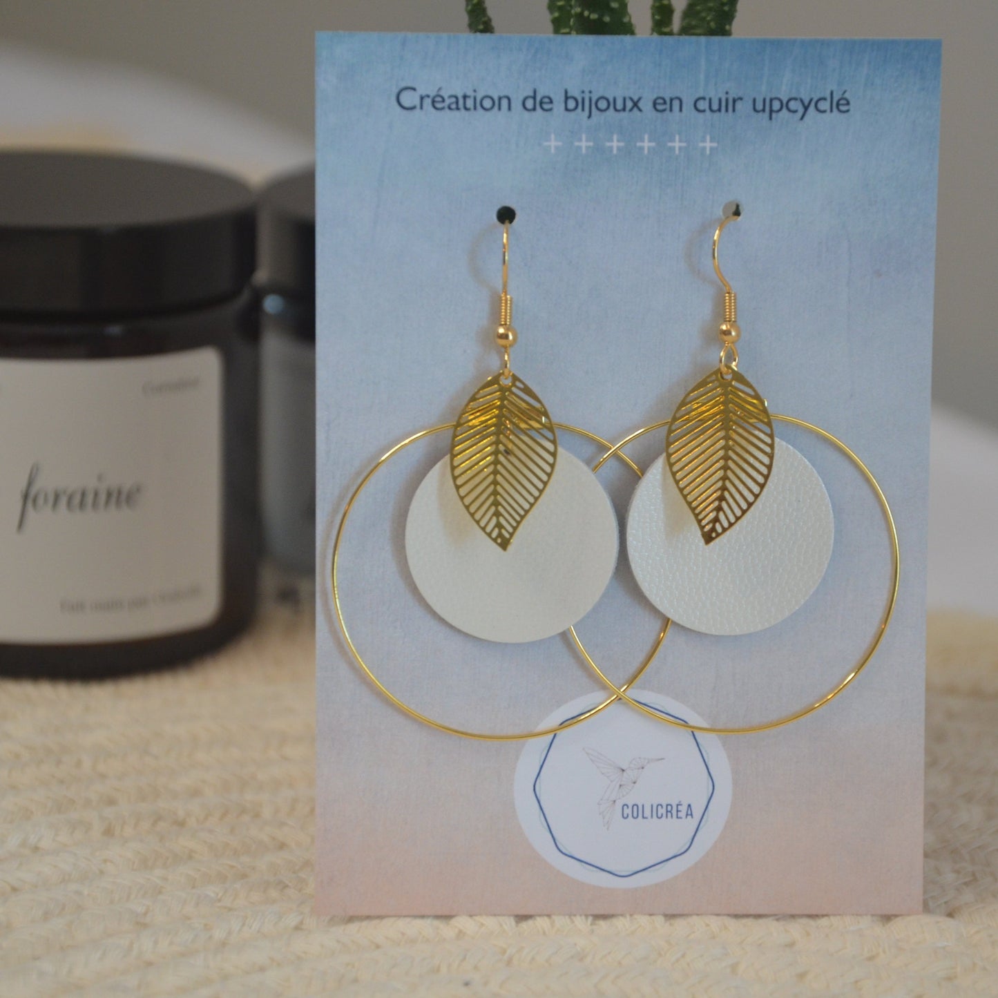 Boucles d'oreilles Pomona par Colicréa