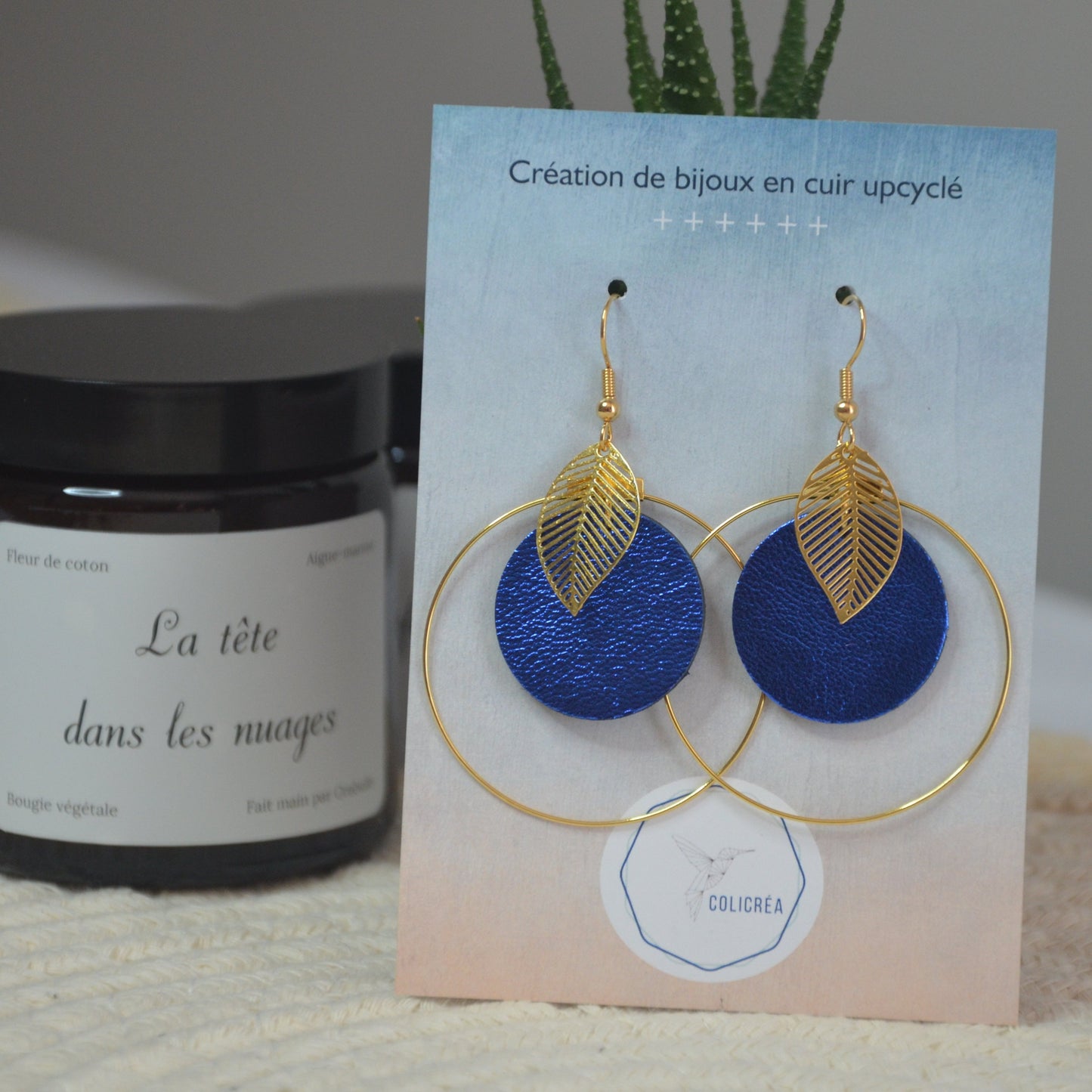 Boucles d'oreilles Pomona par Colicréa