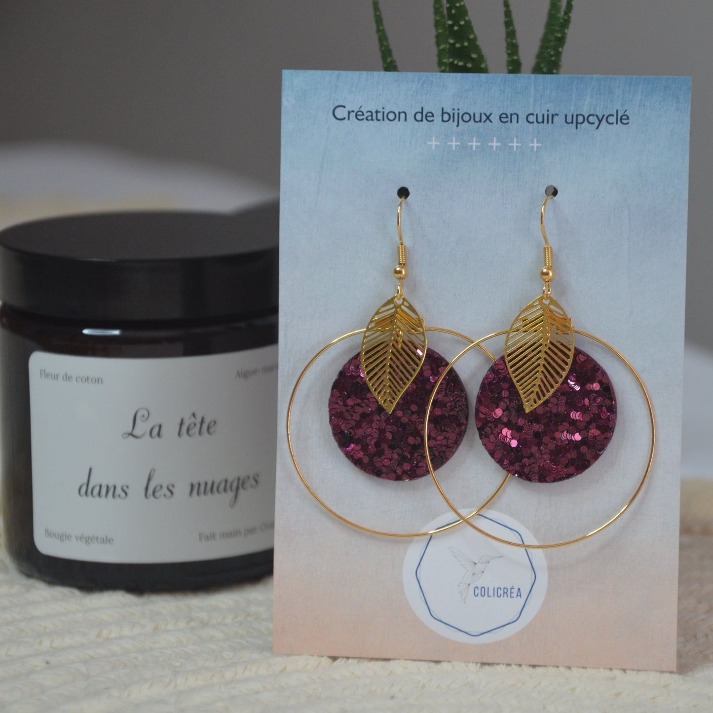 Boucles d'oreilles Pomona par Colicréa
