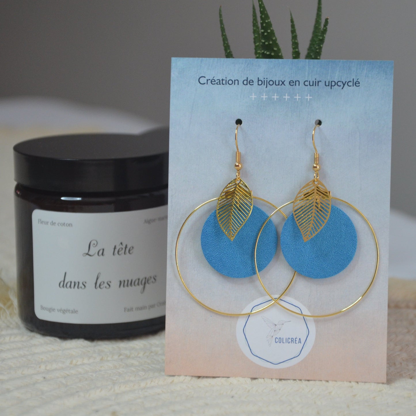 Boucles d'oreilles Pomona par Colicréa