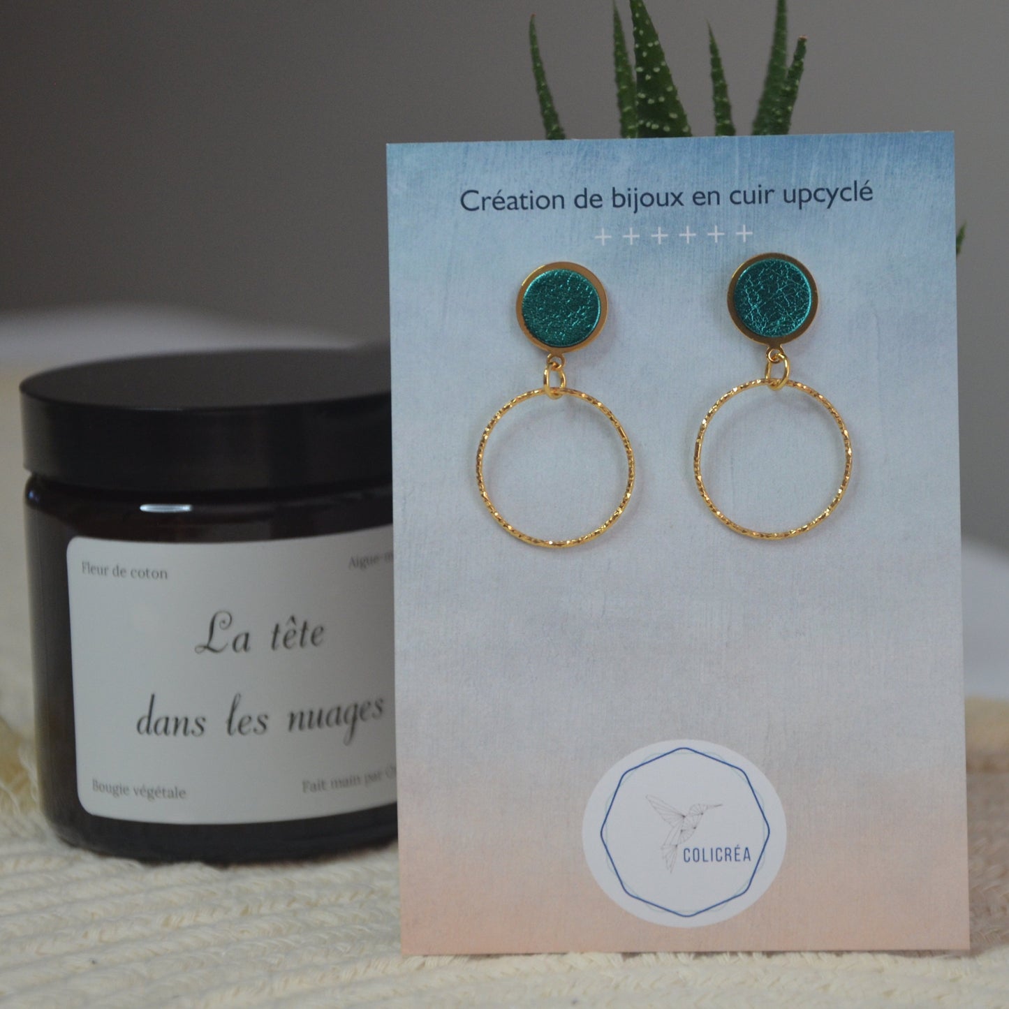 Boucles d'oreilles Cleo par Colicréa