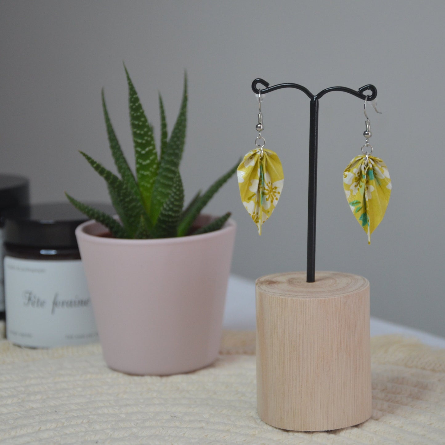 Boucles d'oreilles Feuilles par La petite fabrique d'Estelle
