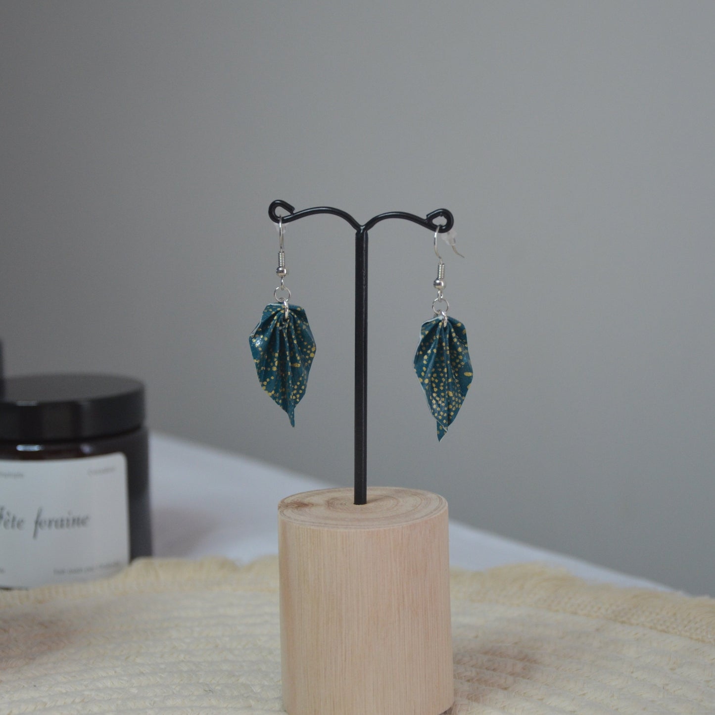 Boucles d'oreilles Feuilles par La petite fabrique d'Estelle