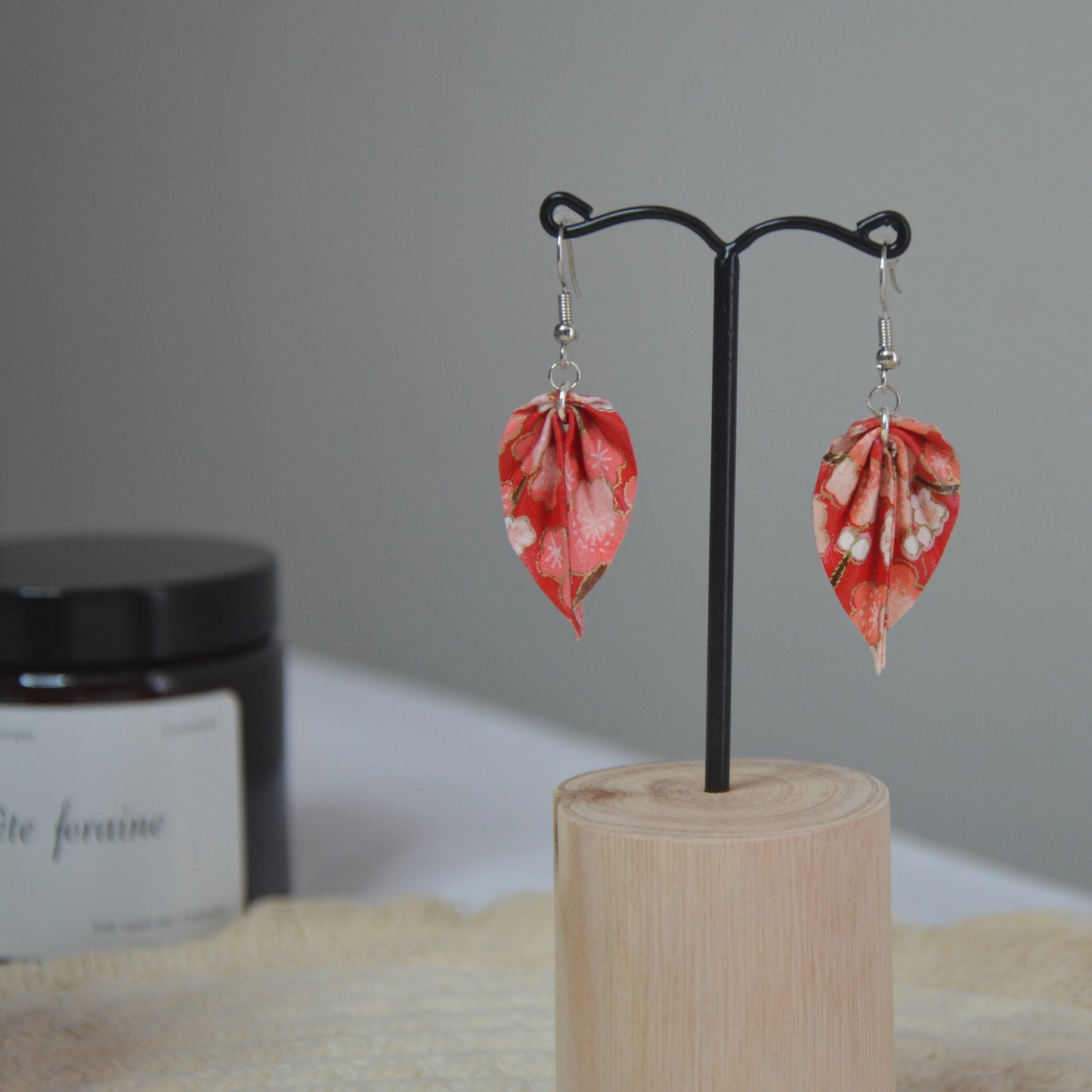 Boucles d'oreilles Feuilles par La petite fabrique d'Estelle