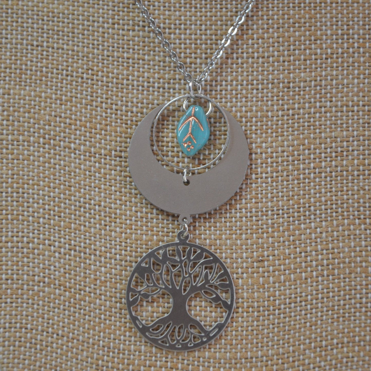 Collier pendentif arbre de vie