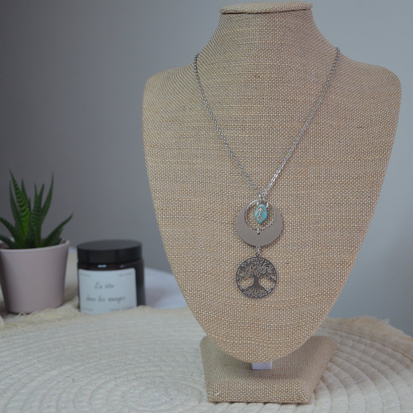 Collier pendentif arbre de vie