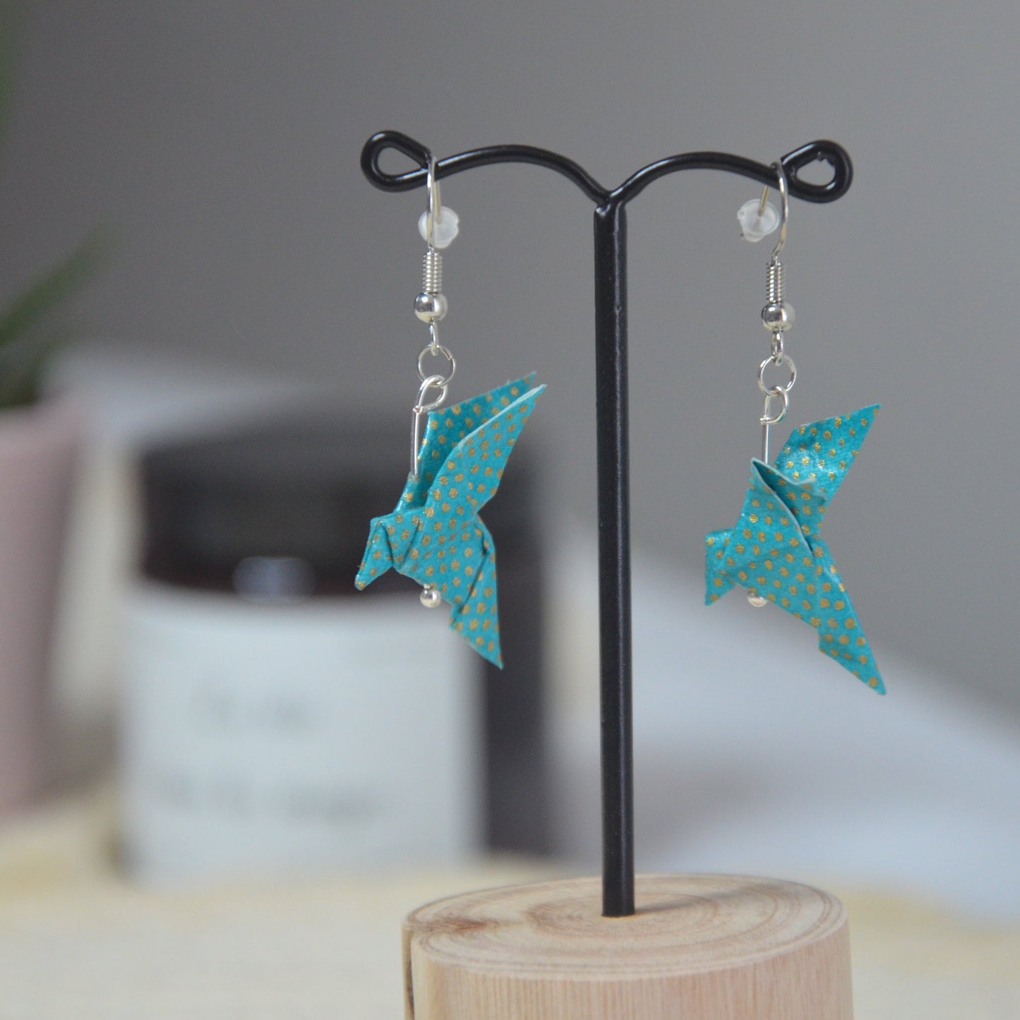 Boucles d'oreilles Couple de colombes par La petite fabrique d'Estelle