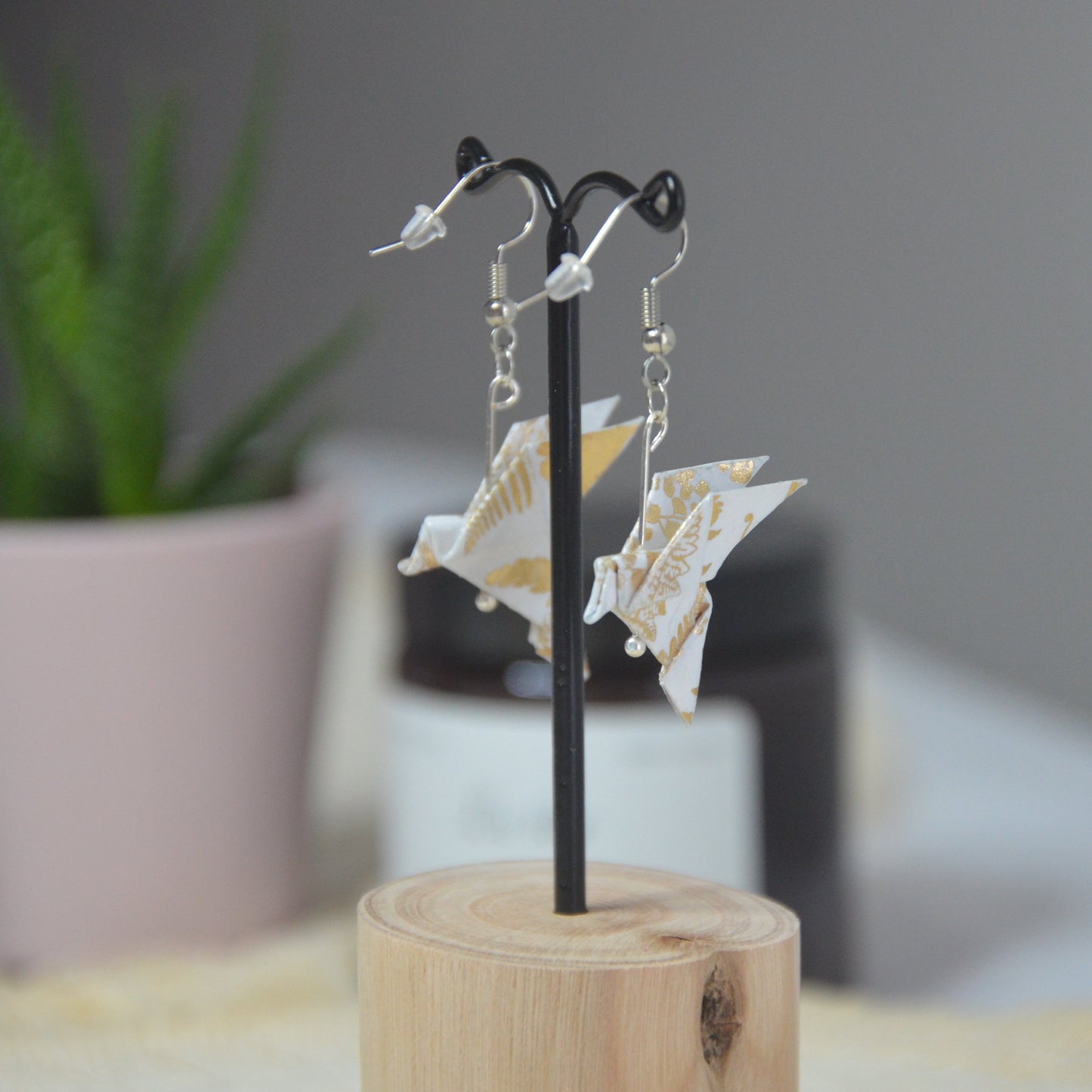 Boucles d'oreilles Couple de colombes par La petite fabrique d'Estelle
