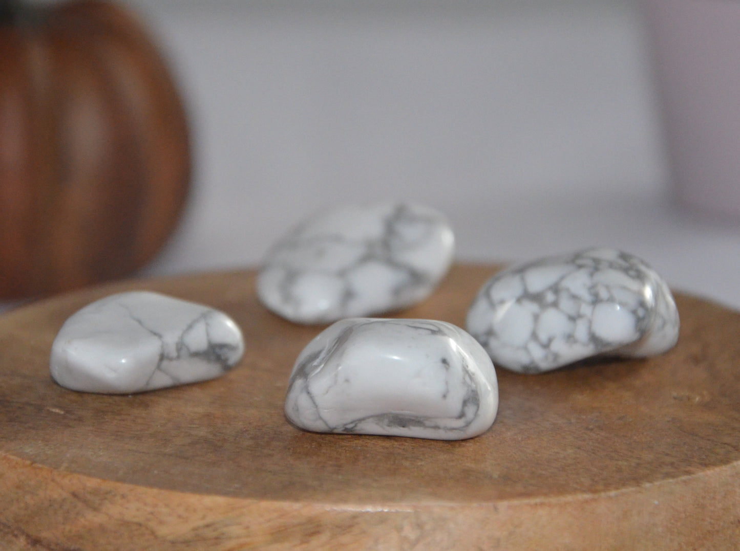 Howlite pierre roulée