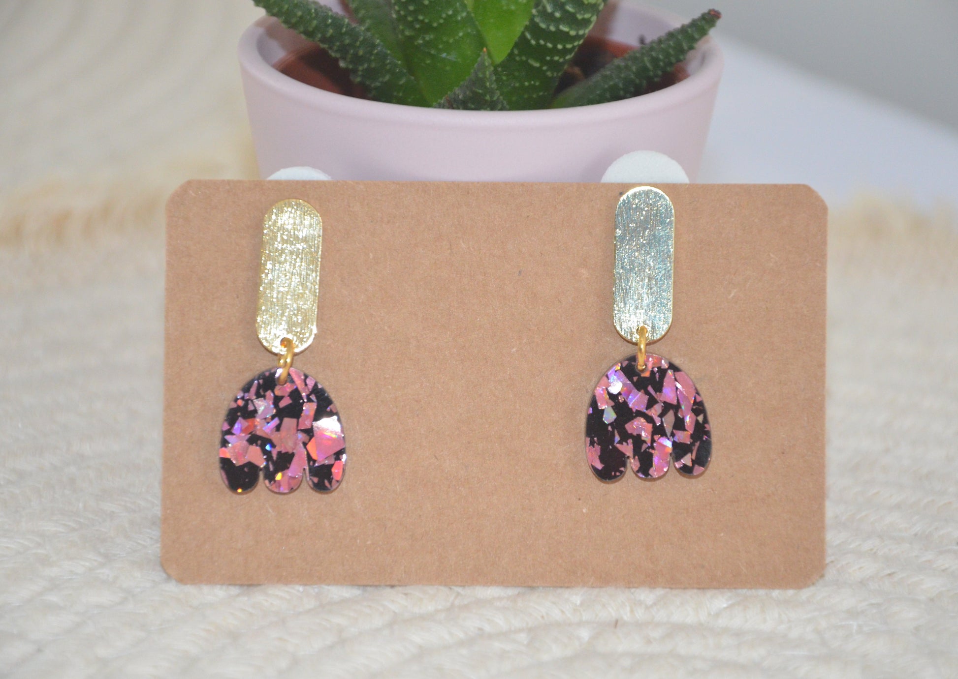 Boucles d'oreilles Tulipes rock par La boutique de Jul