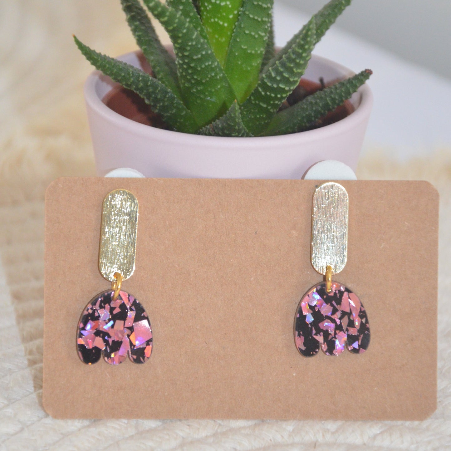 Boucles d'oreilles Tulipes rock par La boutique de Jul