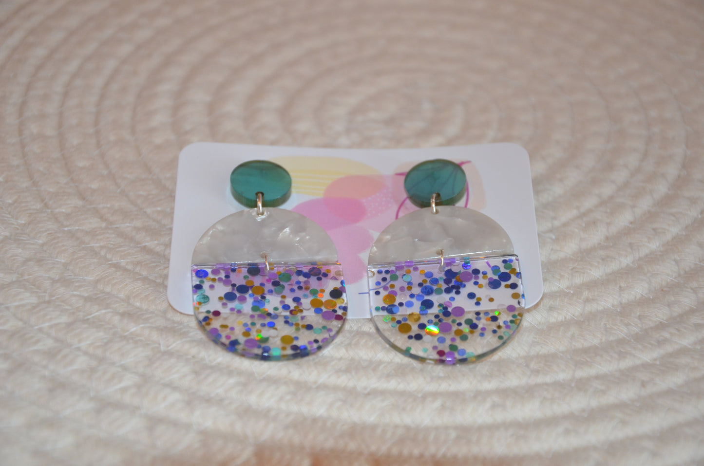 Boucles d'oreilles Disco pop par La boutique de Jul