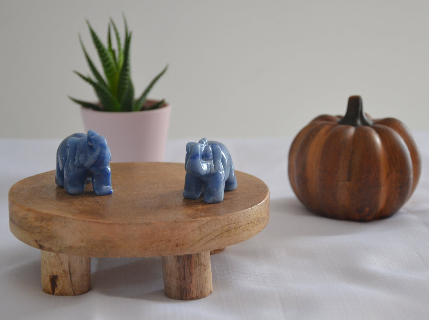 Elephant aventurine bleue