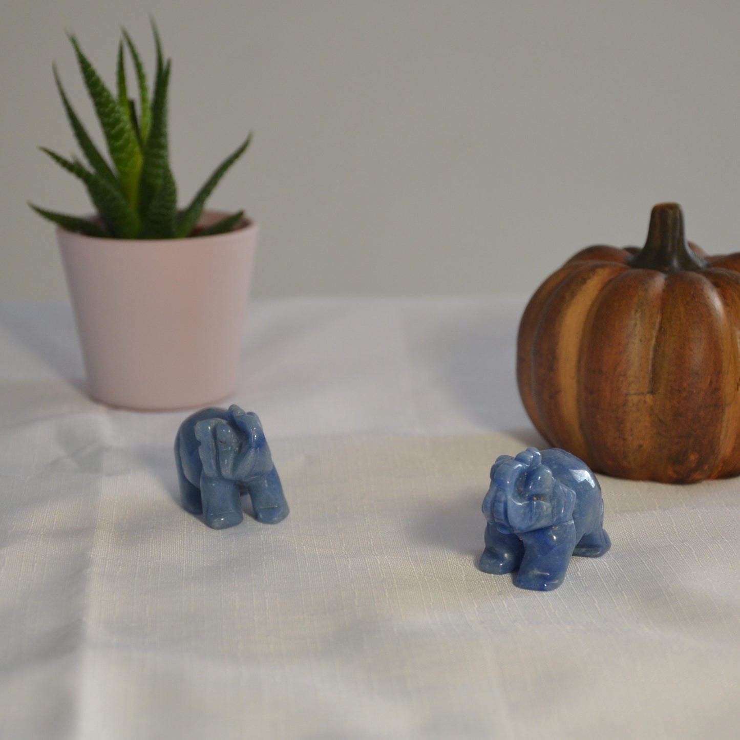 Elephant aventurine bleue