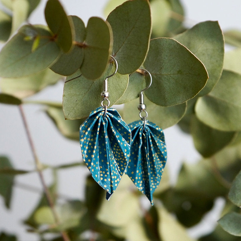 Boucles d'oreilles Feuilles par La petite fabrique d'Estelle
