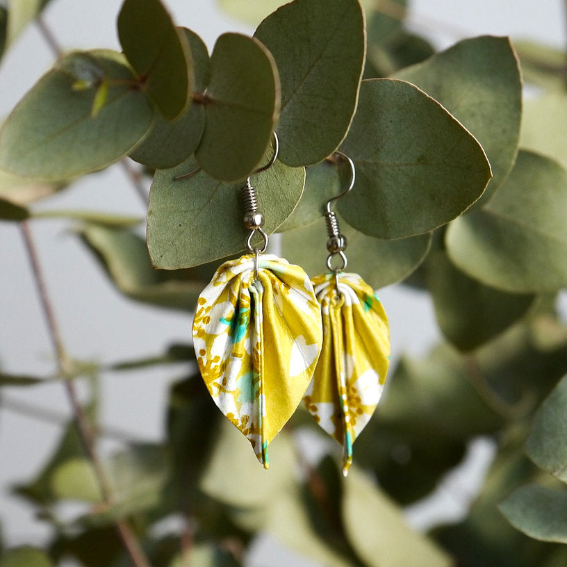 Boucles d'oreilles Feuilles par La petite fabrique d'Estelle