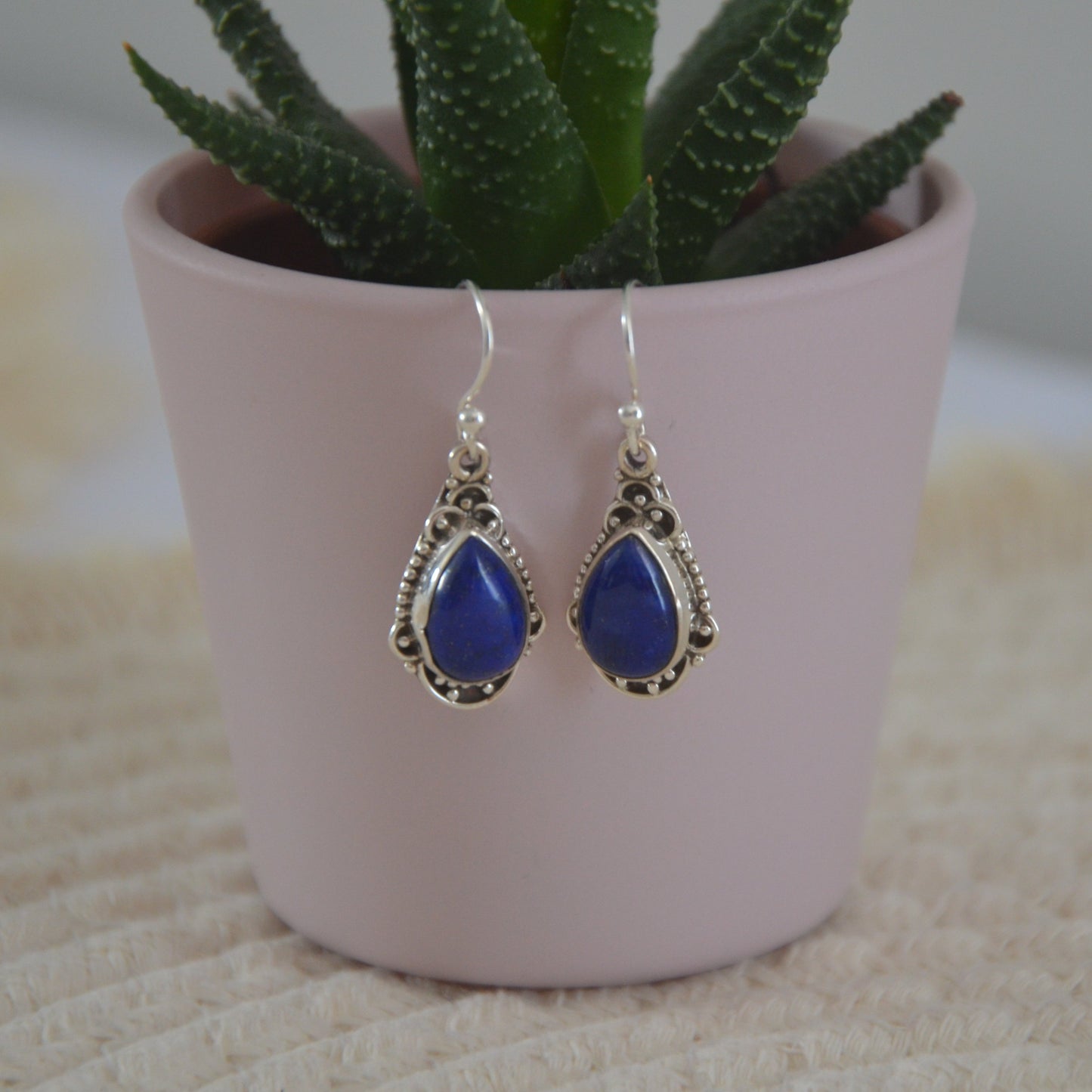 Boucles d'oreilles Lapis lazuli