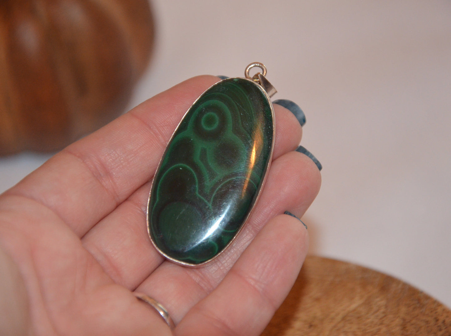 Pendentif Malachite