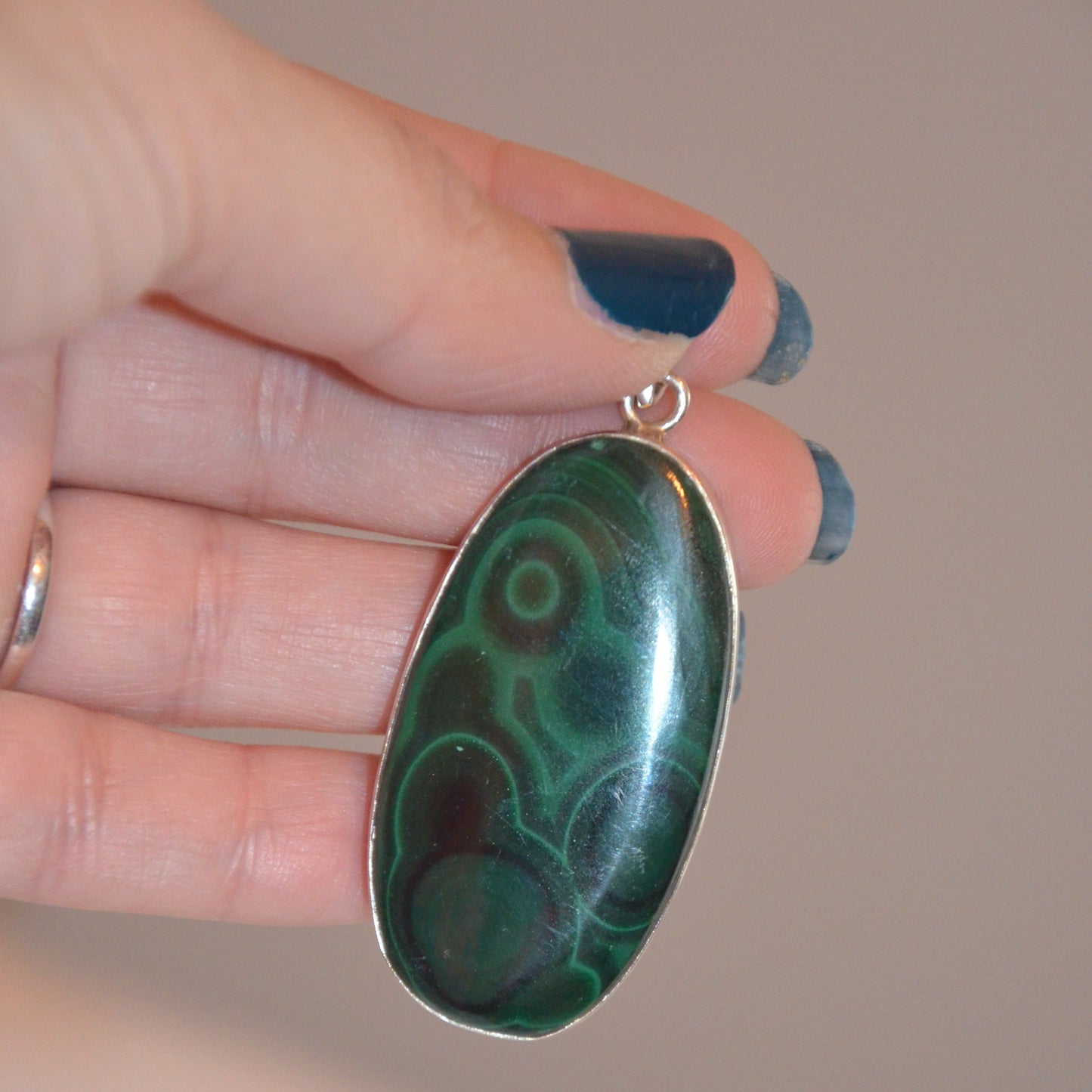 Pendentif Malachite