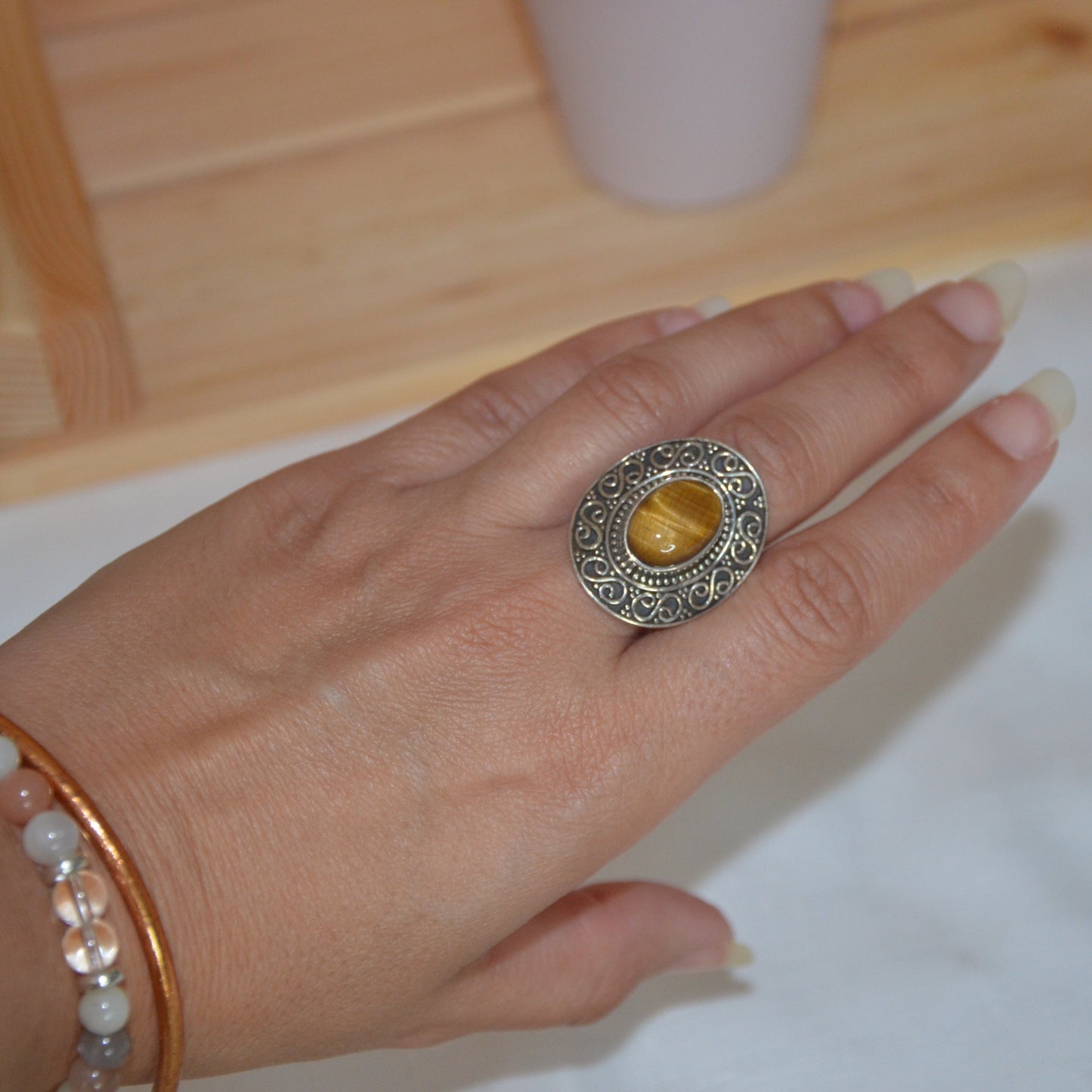 Bague Oeil de tigre