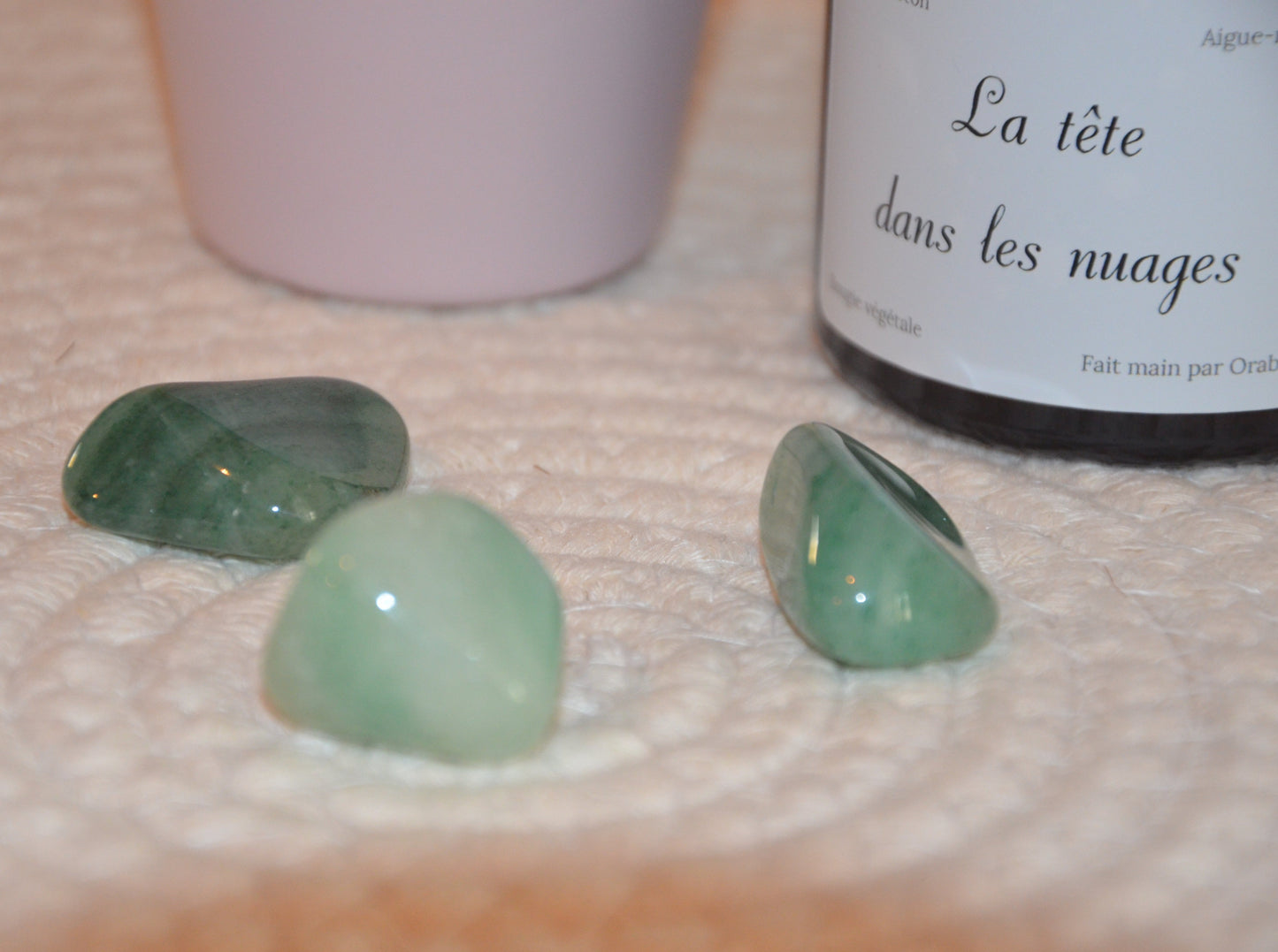 Pierre roulée aventurine verte