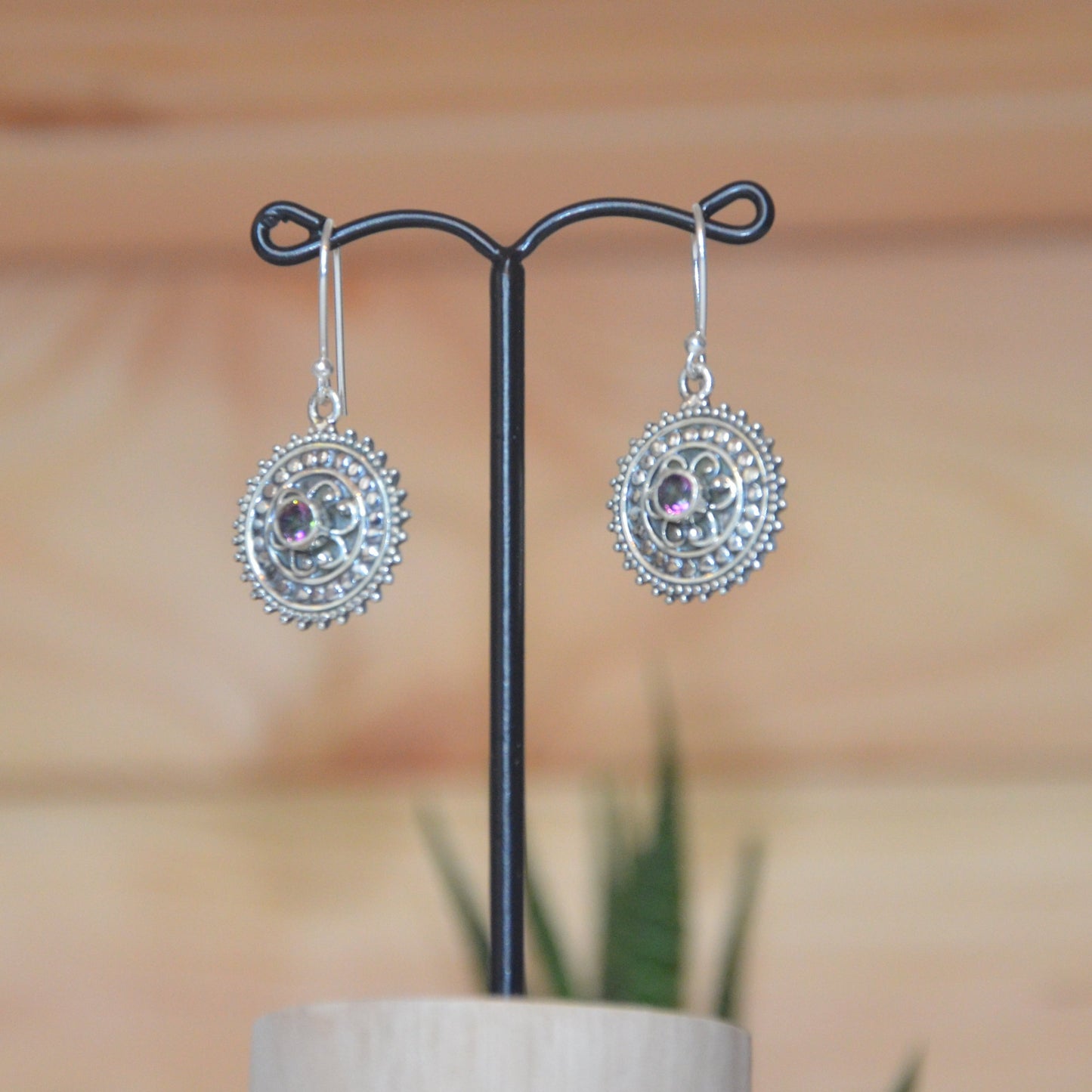 Boucles d'oreilles Topaze