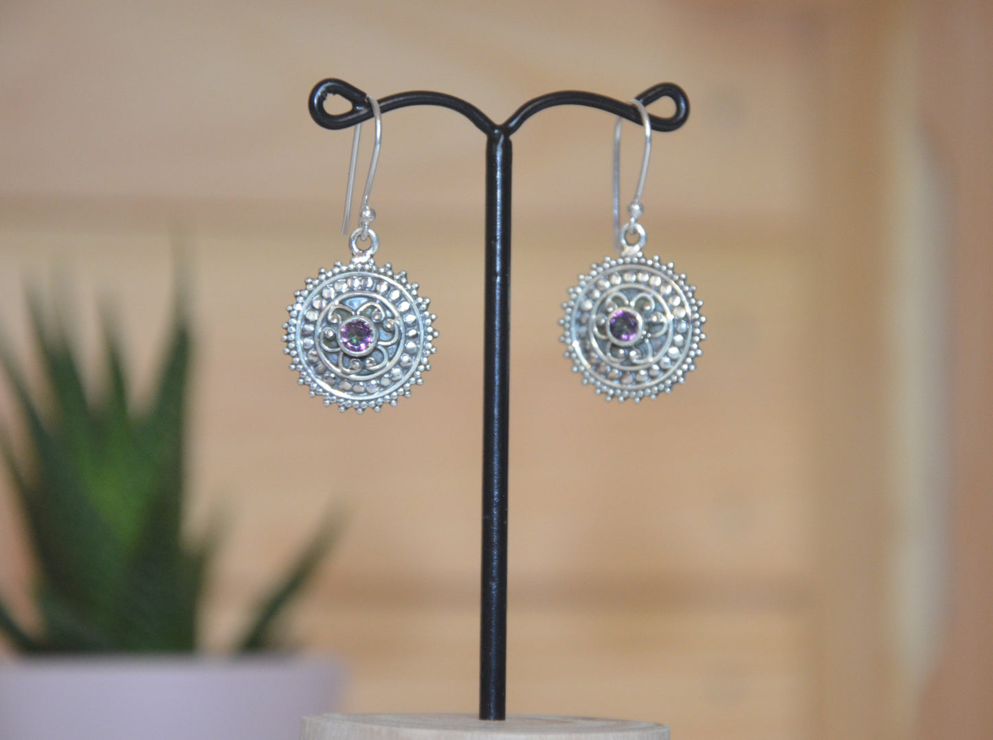 Boucles d'oreilles Topaze