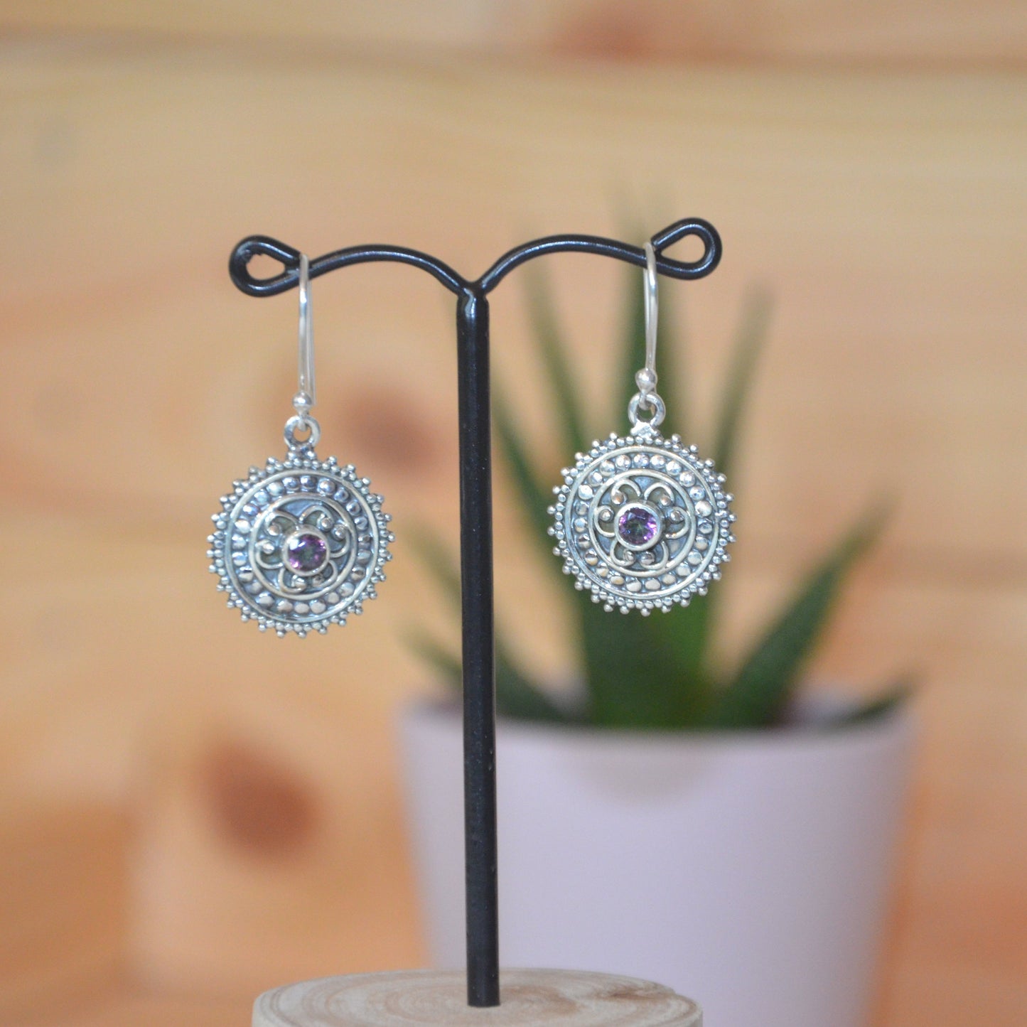 Boucles d'oreilles Topaze