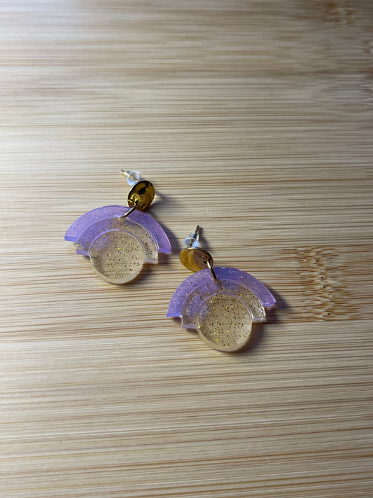 Boucles d’Oreilles “Crépuscule Lunaire” boucles d'oreilles