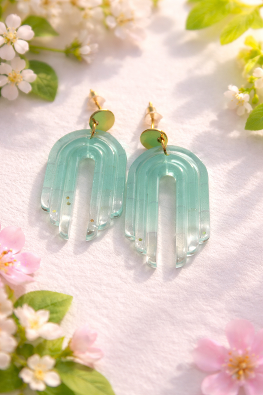 Boucles d'oreilles Aura Boréale - Orabulle boucles d'oreilles